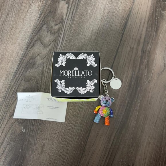 Multicoloured glittered Morellato Teddy Bear Key Chain - Picture 9 of 15